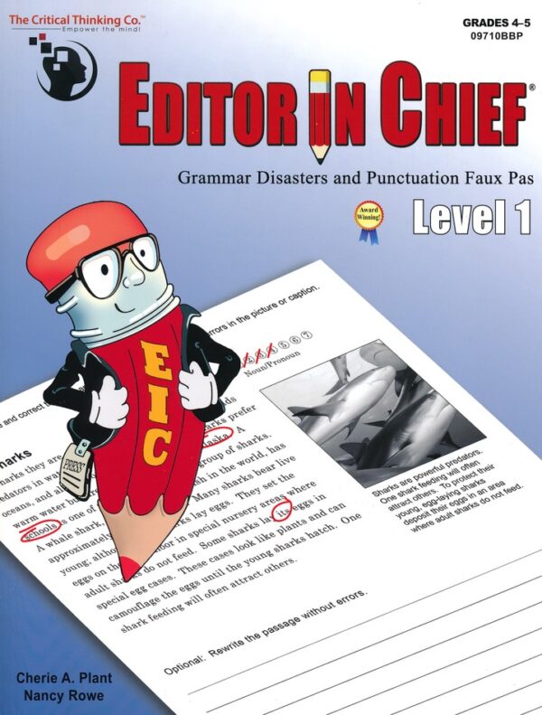 Editor in Chief Level 1 from Critical Thinking Company