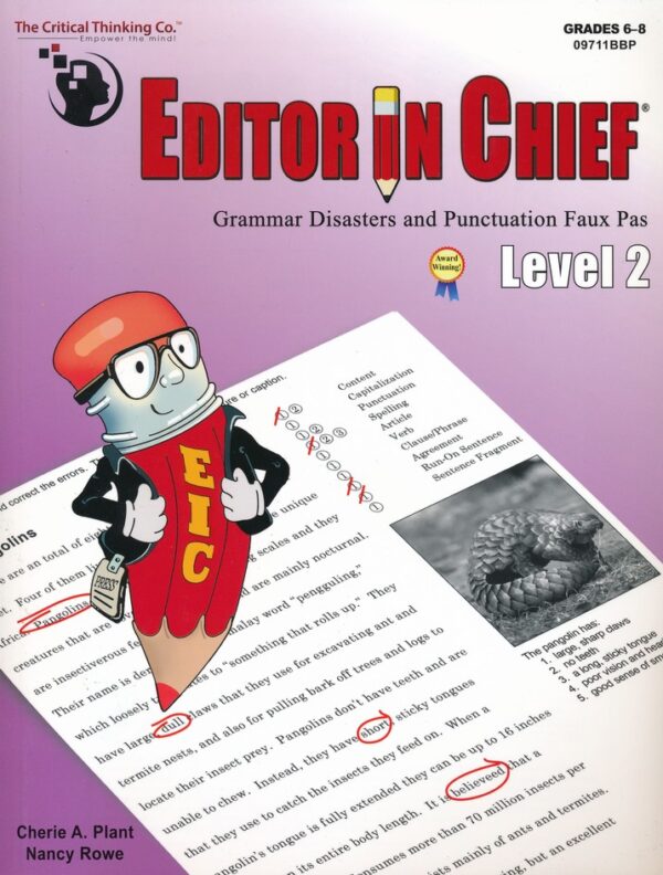 Editor in Chief Level 2 from Critical Thinking Company