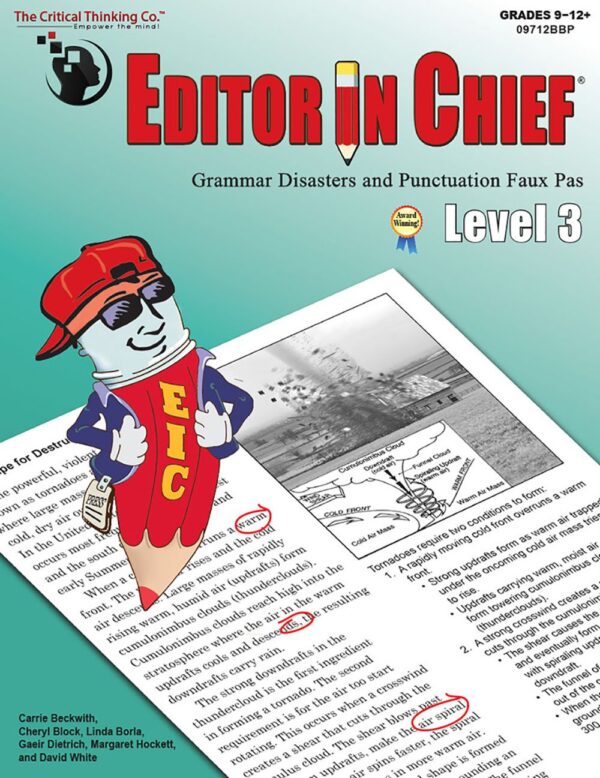 Editor in Chief Level 3 from Critical Thinking Company