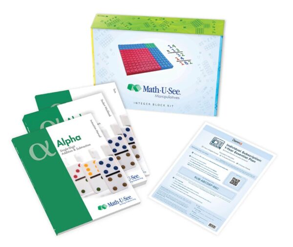 Alpha Set from Math-U-See