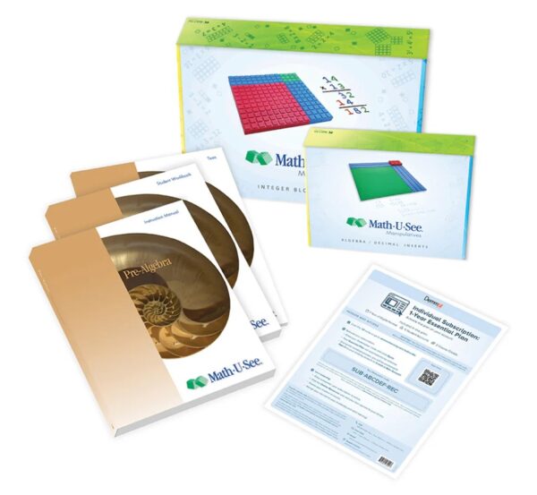 Pre-Algebra Set from Math-U-See