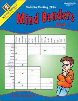 Mind Benders Level 7, Grades 7-12+, from The Critical Thinking Company