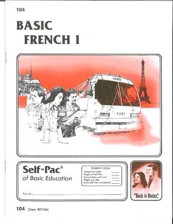 High School French I Pace Set by Accelerated Christian Education ACE