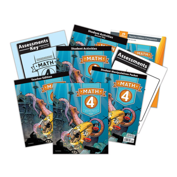4th Grade Math Textbook Kit from BJU Press
