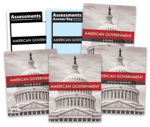 12th Grade American Government Textbook Kit (4th Edition) from BJU Press