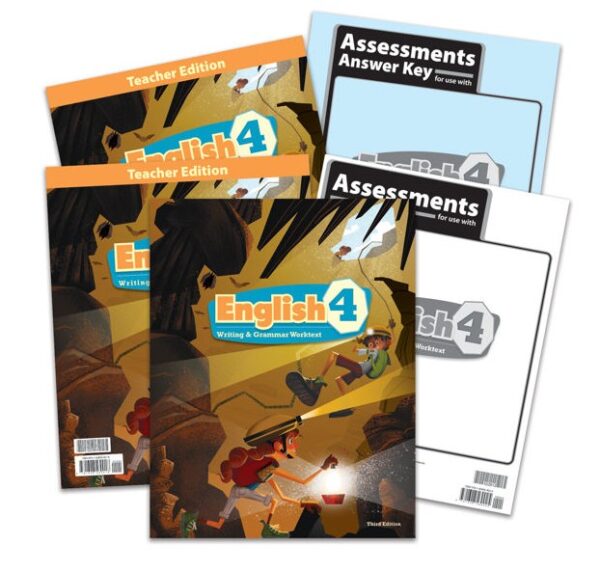 4th Grade English Textbook Kit by BJU Press