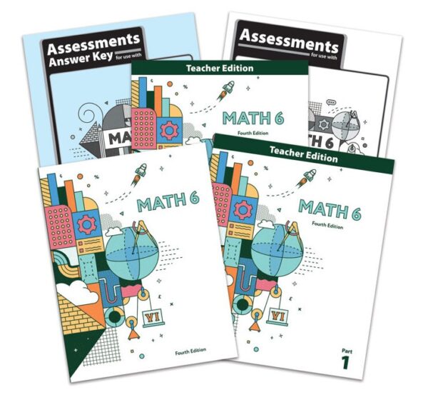 6th Grade Math Textbook Kit from BJU Press