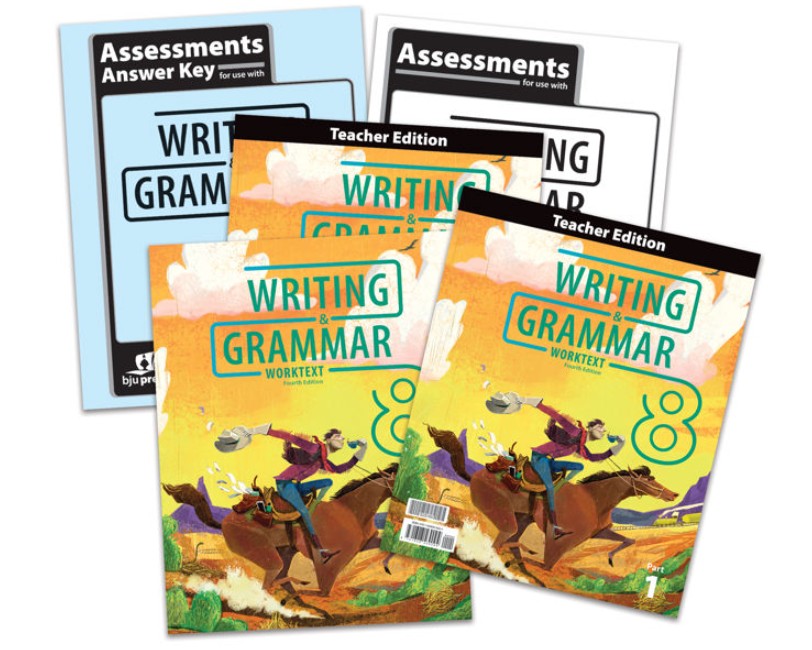 8th Grade Writing and Grammar Textbook Kit (4th Edition) from BJU Press