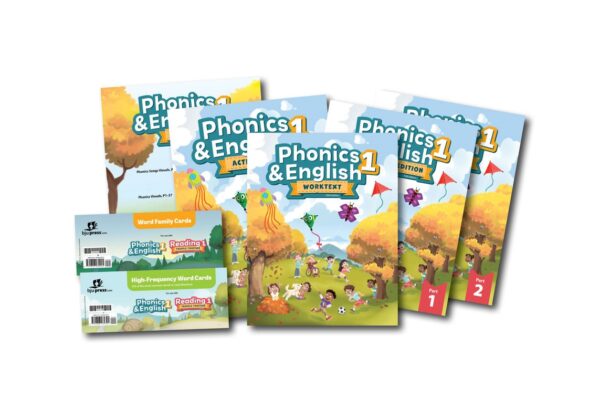 1st Grade Phonics and English Textbook Kit from BJU Press