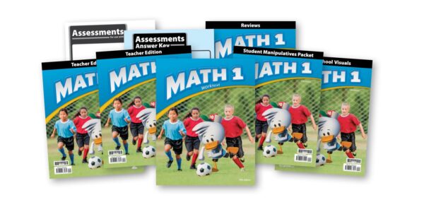 1st Grade Math Textbook Kit from BJU