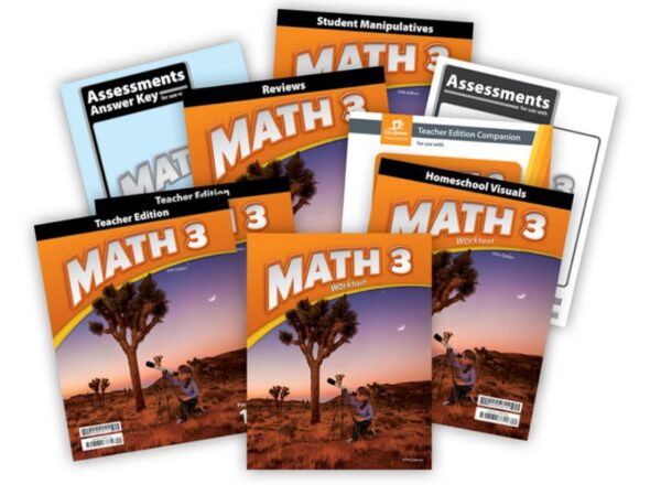 3rd Grade Math Textbook Kit from BJU Press