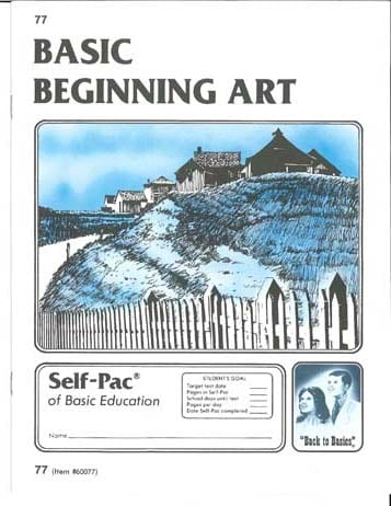 Beginning Art PACE Set from Accelerated Christian Education ACE