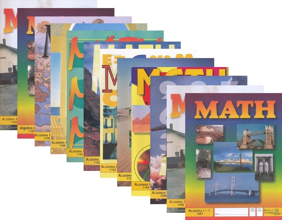 9th Grade Algebra I Pace Set (High School) from Accelerated Christian Education ACE