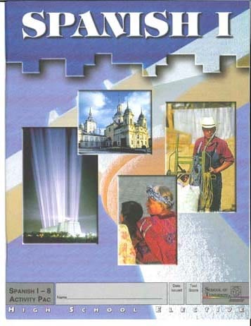High School Spanish I PACE Set from Accelerated Christian Education ACE