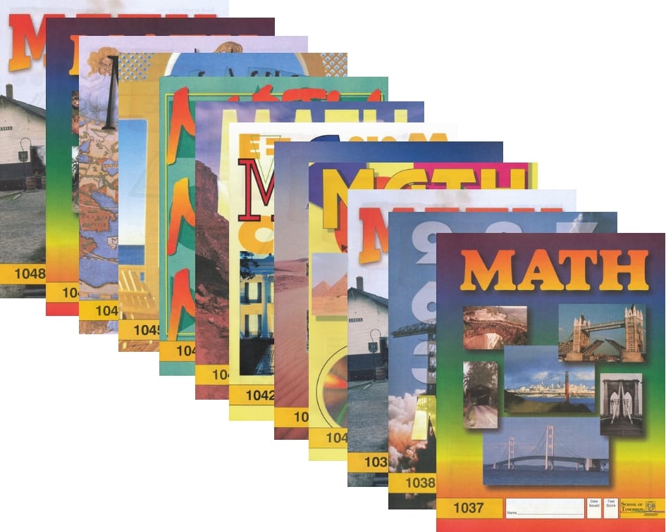 4th Grade Math Complete Set by Accelerated Christian Education ACE