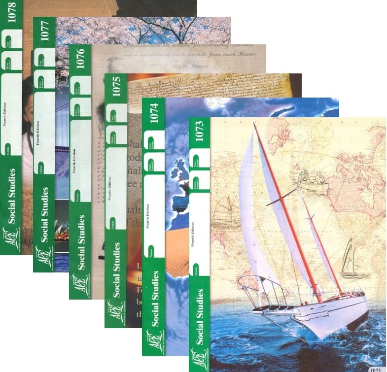 7th Grade Social Studies Complete Set from Accelerated Christian Education ACE