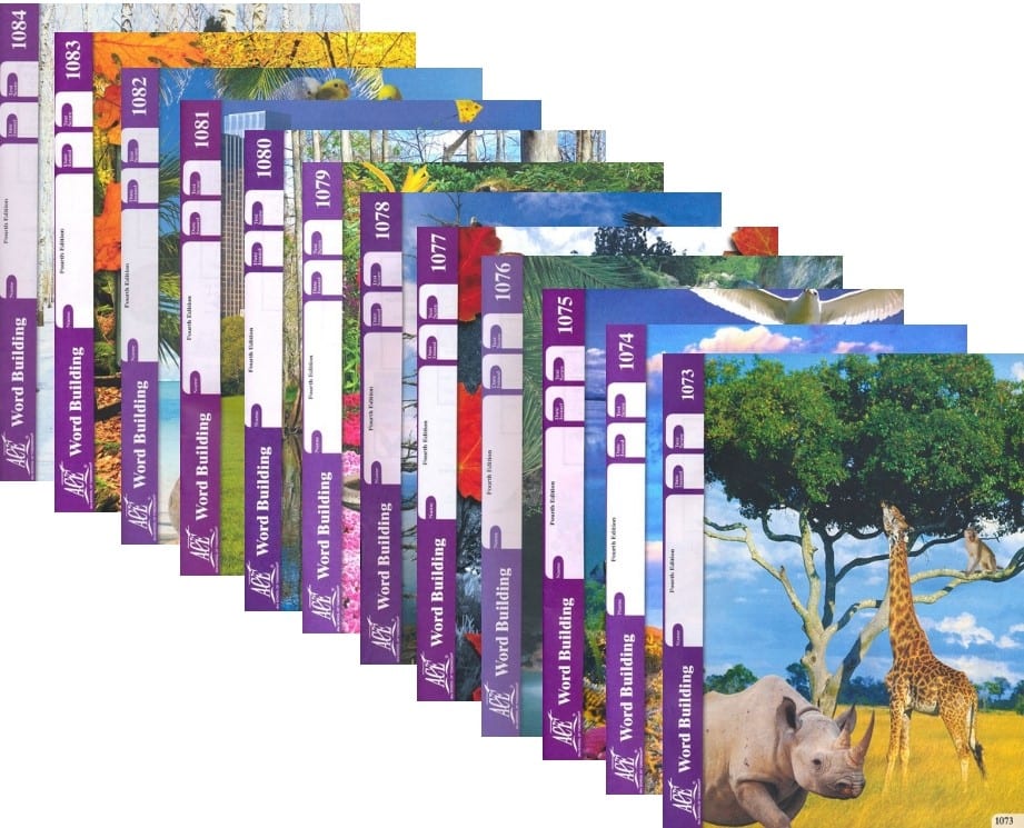 7th Grade Word Building Complete Set by Accelerated Christian Education ACE