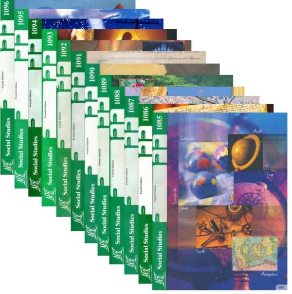 8th Grade Social Studies Complete Set from Accelerated Christian Education ACE