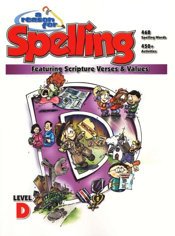Level D Student Book from A Reason for Spelling