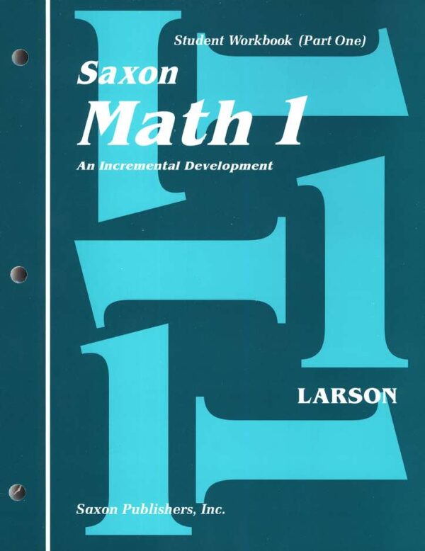 Math 1 Homeschool Student Workbook Set First Edition from Saxon Math